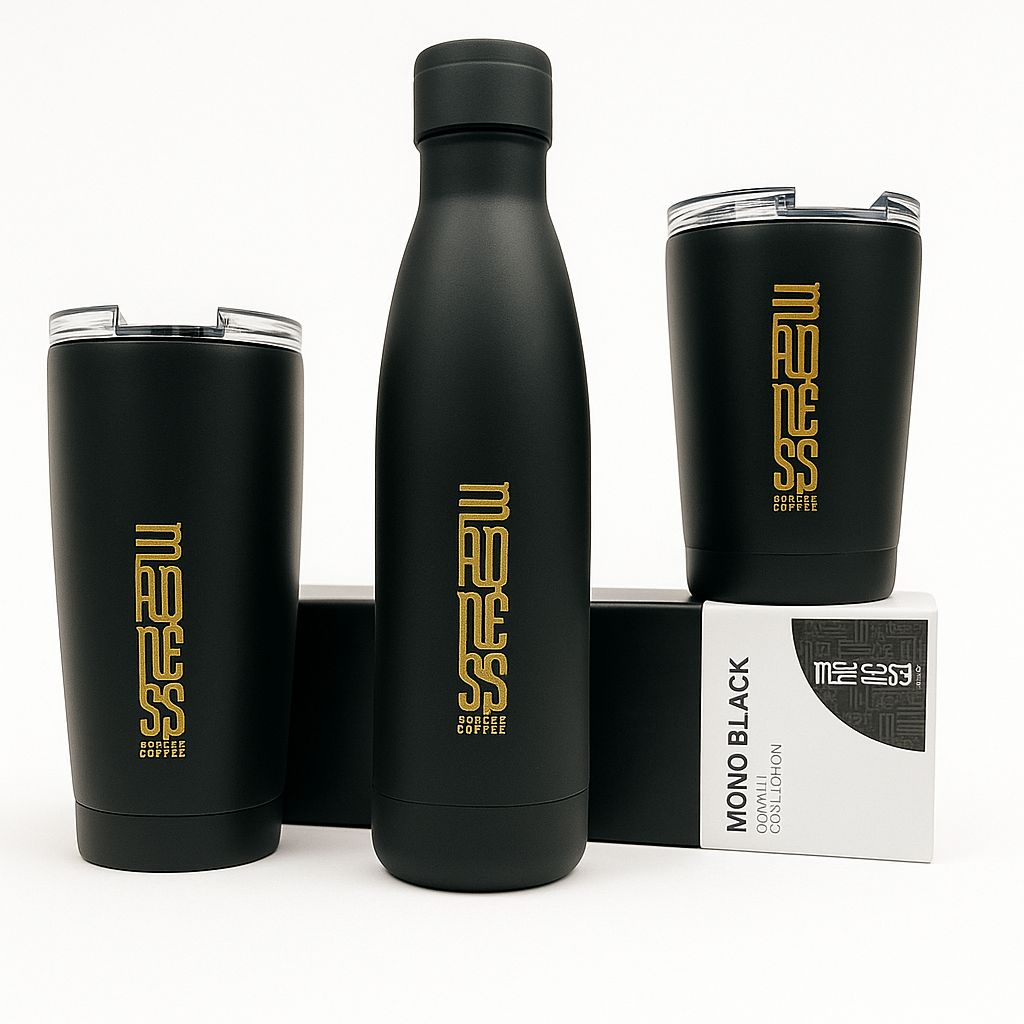 Botella TERMO Madness Coffee 500ml NEGRO