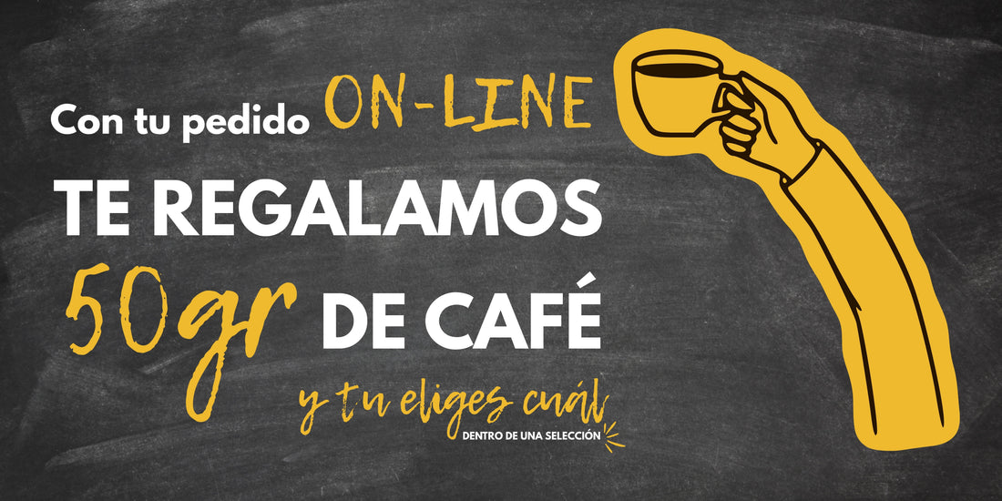 TE REGALAMOS CAFÉ