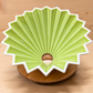 Origami cerámica M + Origami dripper madera
