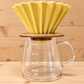 Origami cerámica M + Origami dripper madera