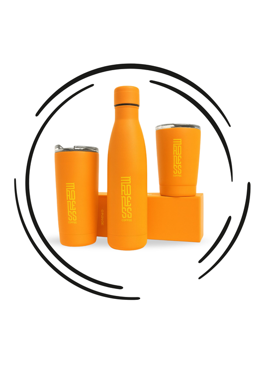 Botella TERMO Madness Coffee 500ml NARANJA