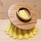 Origami cerámica M + Origami dripper madera