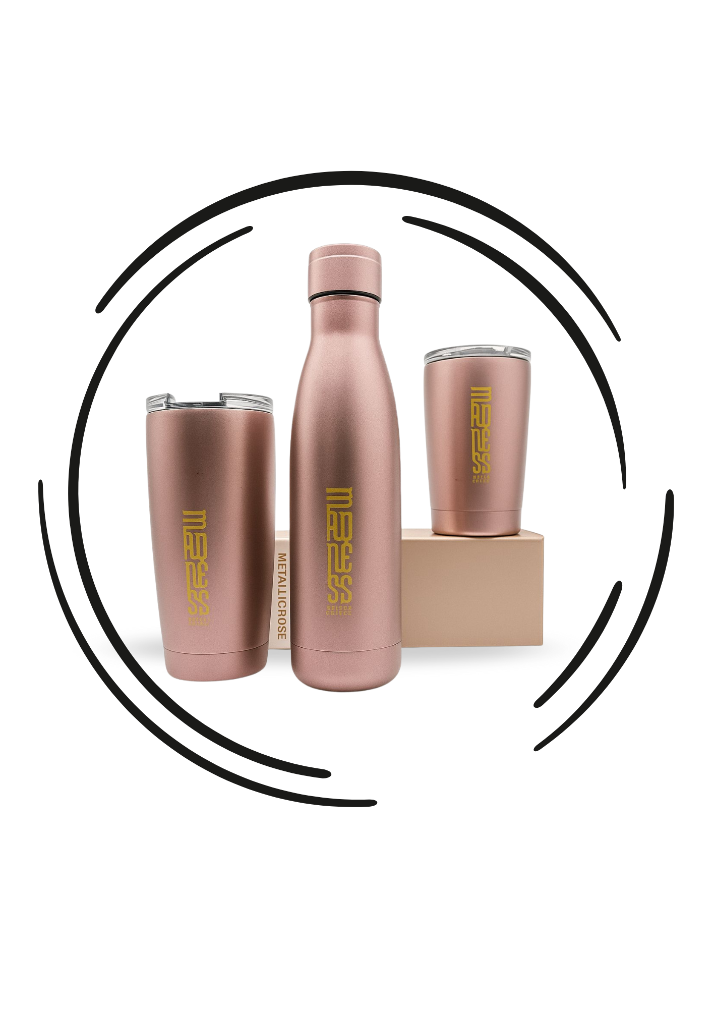 Botella TERMO Madness Coffee 500ml BRONCE