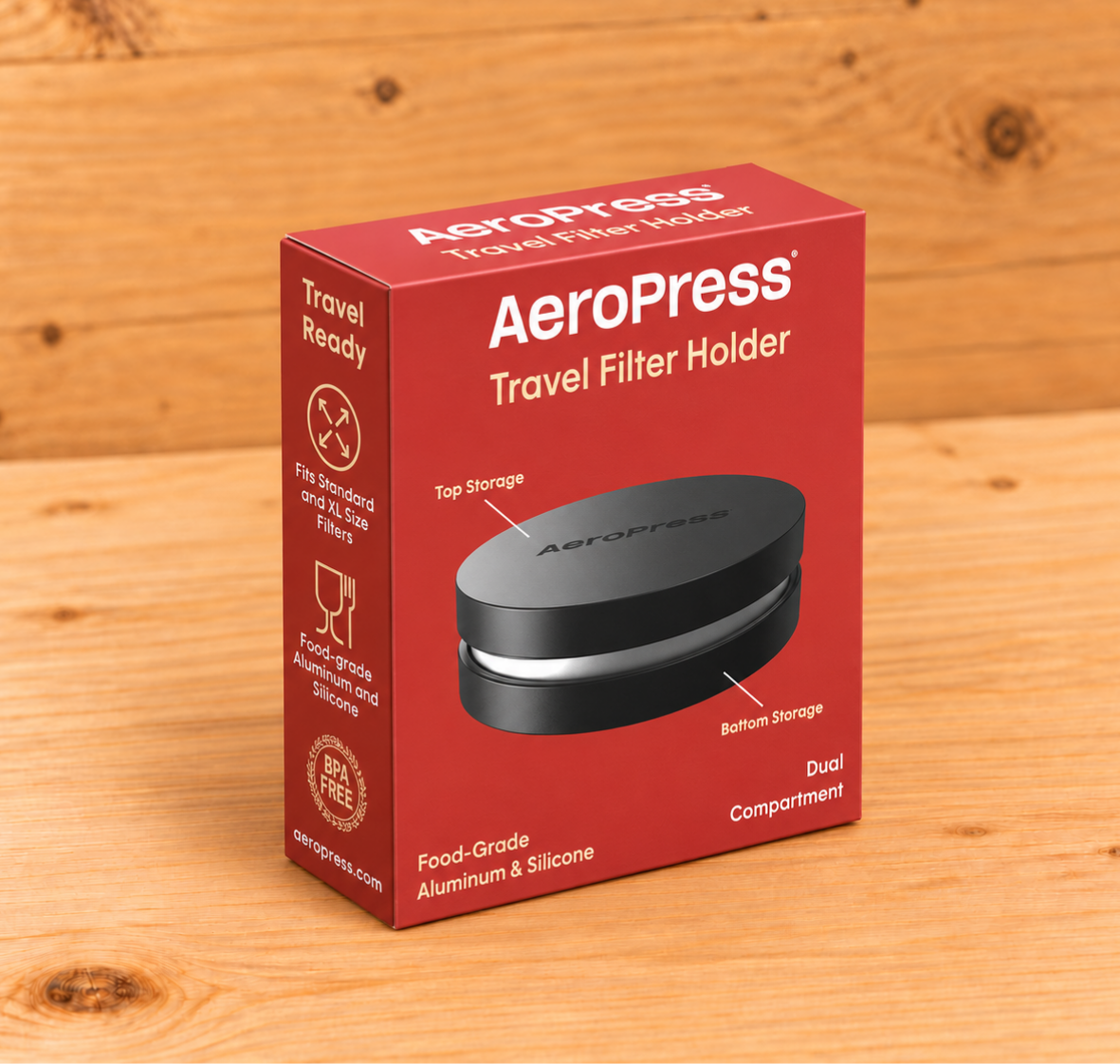 Porta filtros de viaje - AeroPress