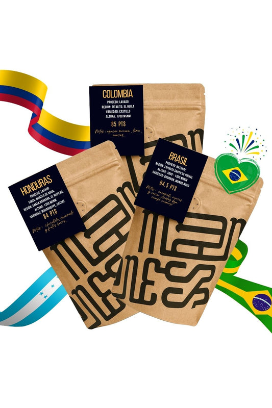 TRIPLE ORIGINS PACK ( 3 X 250GR) - ver descripción
